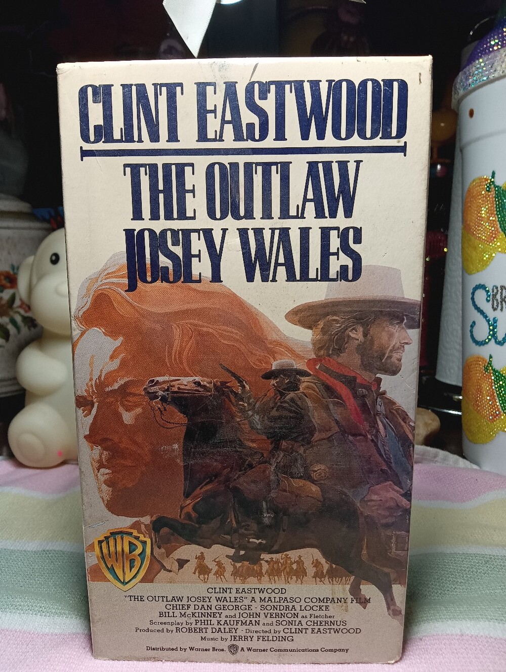The Outlaw Josey Whales VHS WB Stamp Clint Eastwood